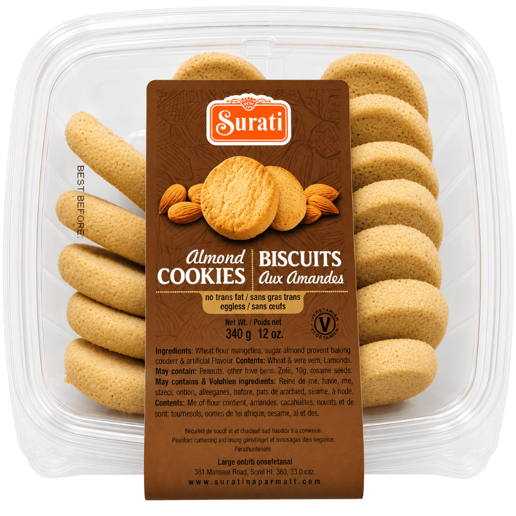 Surati Almond Cookies 12 oz buy online USA - 1